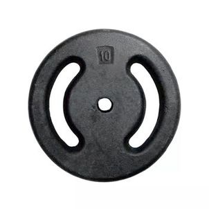 Anilha de Ferro Pintada  Vazada  - 10kg