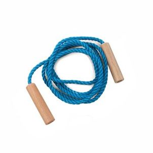 Corda De Pular Com Cabo 2,50M A Esportiva Nylon Adulto
