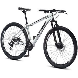 Bicicleta aro 29 Alumínio KRW Shimano 24 Velocidades Marchas Freio a Disco Suspensão dianteira K11