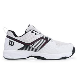 Tênis Wilson Ace 3.0 All Court Branco Preto e Vermelho