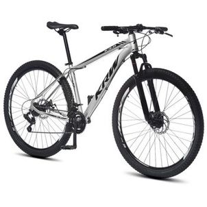 Bicicleta aro 29 Alumínio KRW Shimano 24 Velocidades Marchas Freio a Disco Suspensão dianteira K11