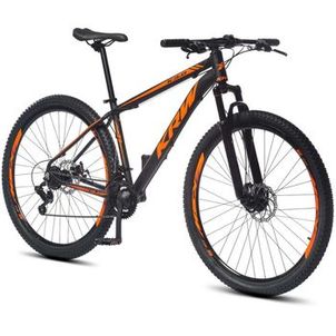 Bicicleta aro 29 Alumínio KRW Shimano 24 Velocidades Marchas Freio a Disco Suspensão dianteira K11