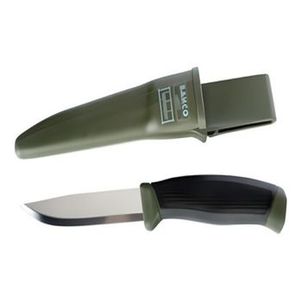 Faca Multiuso Bahco 2444 Bushcraft Aço Inoxidável Polido