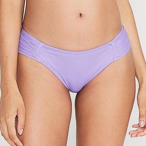 Biquíni Calcinha Franzida de Surf Olaian Roxo