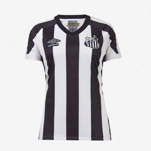 Camiseta Feminina de Futebol Santos Umbro