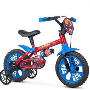 Bicicleta Masculins Aro 12 Marca Nathor Modelo Spider-Man