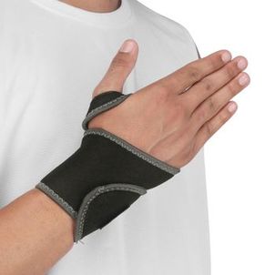 Munhequeira Vollo Neoprene Ajustável Preta