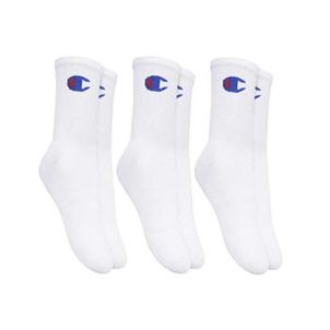 MEIA CHAMPION CANO LOGO - 3 PARES