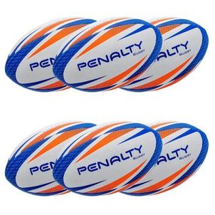 Kit 6 Bolas Rugby Penalty Ix