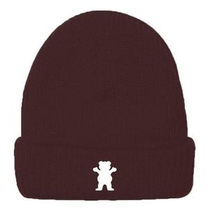 Gorro Grizzly OG Bear Embroidery Beanie Vinho