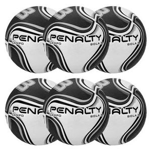 Kit 6 Bolas Futebol De Campo Penalty 8 X