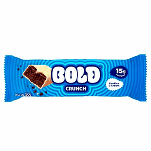 Barra de Proteína Crunch Cookies & Cream 50g Bold