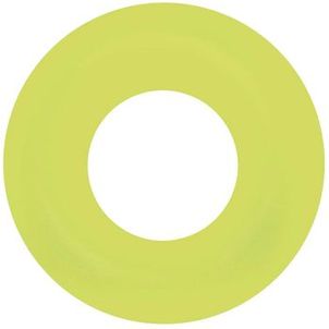 Boia Infantil Inflável Redonda Plástica Verde Neon 90cm - Mor