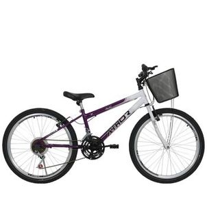 Bicicleta Aro 24 Mtb 18 Machas Marca Athor Model Feminina