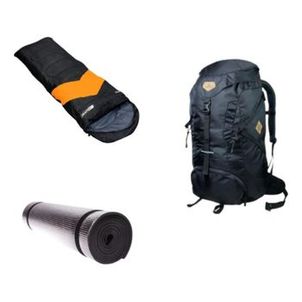 Kit Legendarios Mochila Guara 50L + Saco De Dormir + Isolante Termico