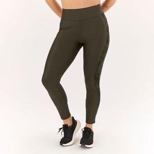 Legging Feminina de Treino com bolso 120 Domyos Verde