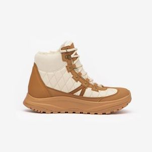 Botas femininas quentes para trilha na neve - SH500 Mid QLT