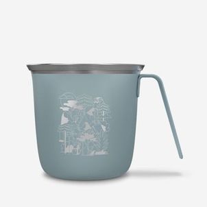 Copo 0,3L em inox 500 para camping e trilha