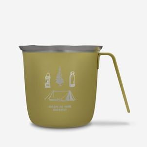 Copo 0,3L em inox 500 para camping e trilha