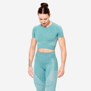 Cropped Feminino de Treino Domyos Verde