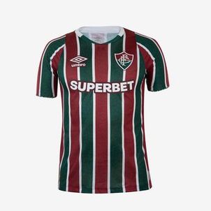 Camisa Masculina Umbro Fluminense Of.1 2024 Torcedor