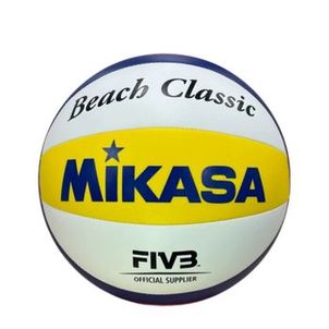 Bola De Vôlei De Praia Mikasa Bv552C Unissex - Branca/Azul