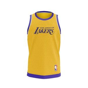 Regata infantil de basquete NBA Los Angeles Lakers Braziline Amarela