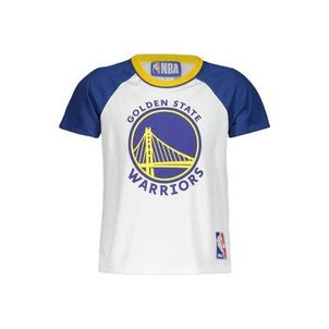 Camiseta infantil de basquete Golden State Warriors NBA Braziline Branca
