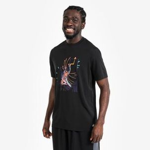 Camiseta Masculina de Basquete Ts500 Fast Tarmak Preta