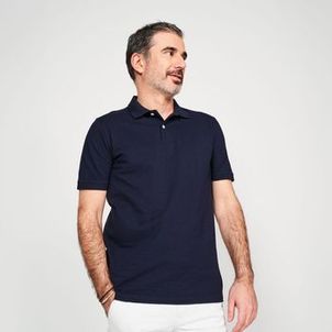 Polo Masculina de Golf MW500 Inesis Azul