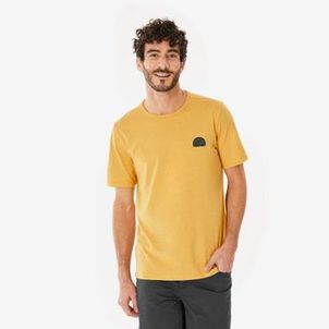 Camiseta masculina Trilha NH 100 Quechua Amarela