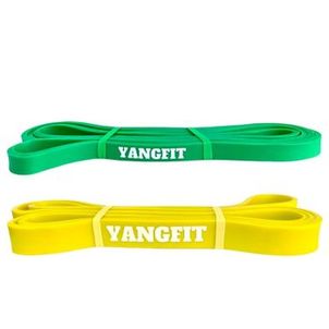 Kit Super Band Elástico Extensor Leve e Médio Yangfit
