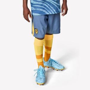 Shorts Infantil de Futebol Viralto Kids Kipsta Cinza
