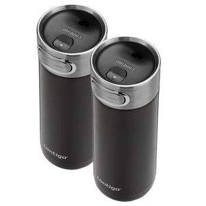 Kit com 2 Copos Térmicos Luxe AUTOSEAL® Black Contigo | 473ml