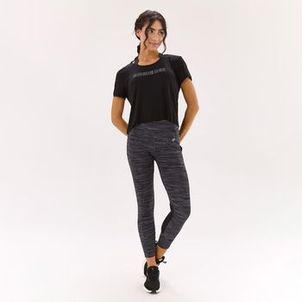 Legging Feminina de Treino com bolso 120 Domyos Cinza