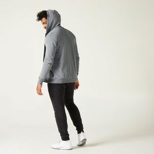 Jaqueta Masculina de Ginástica com Capuz e Ziper Domyos