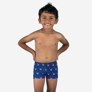 Sunga infantil de natação Boxer BB Nabaiji