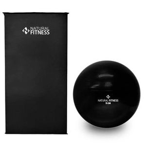 Kit Colchonete - 20mm + Bola Suíça Pilates 75cm