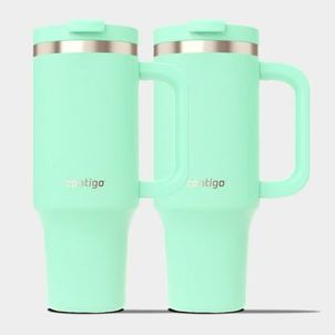 Kit com 2 Copos Térmicos Streeterville Verde Água Contigo | 1,18L