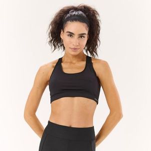 Top Feminino de Treino 100 Domyos Preta