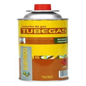 Cartucho de Gás para Fogareiro - Guepardo Tubegas 227g