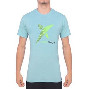 Camiseta Drop Shot Game 2.0 Azul Claro e Verde