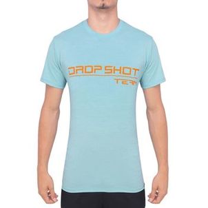 Camiseta Drop Shot Team 3.0 Azul Claro e Laranja