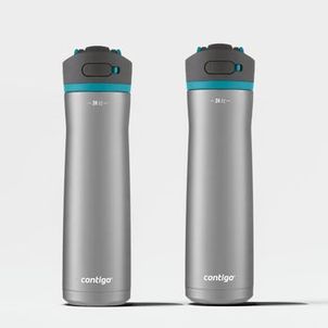 Kit com 2 Garrafas Térmicas Ashland Chill AUTOSPOUT® Azul Contigo | 709ml