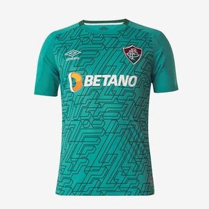 Camisa Mc Goleiro Masculina Umbro Goleiro Fluminense Of. 2022