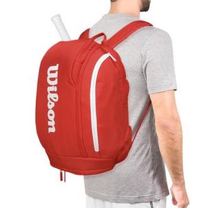Mochila Wilson Super Tour Wilson Vermelha e Branca