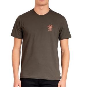 Camiseta Rip Curl The Search Rough SM25 Masculina Deep Rock