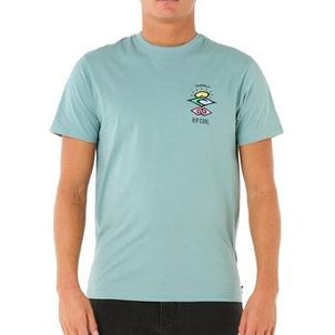 Camiseta Rip Curl Search Icon Big WT25 Masculina Blue Lagoon