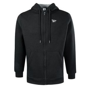 Jaqueta Reebok Logo com Capuz Masculino Preto