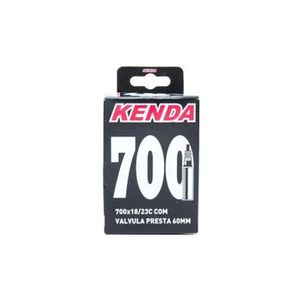 Câmara de ar aro 700 x 18/23 Kenda bico fino presta 60 mm